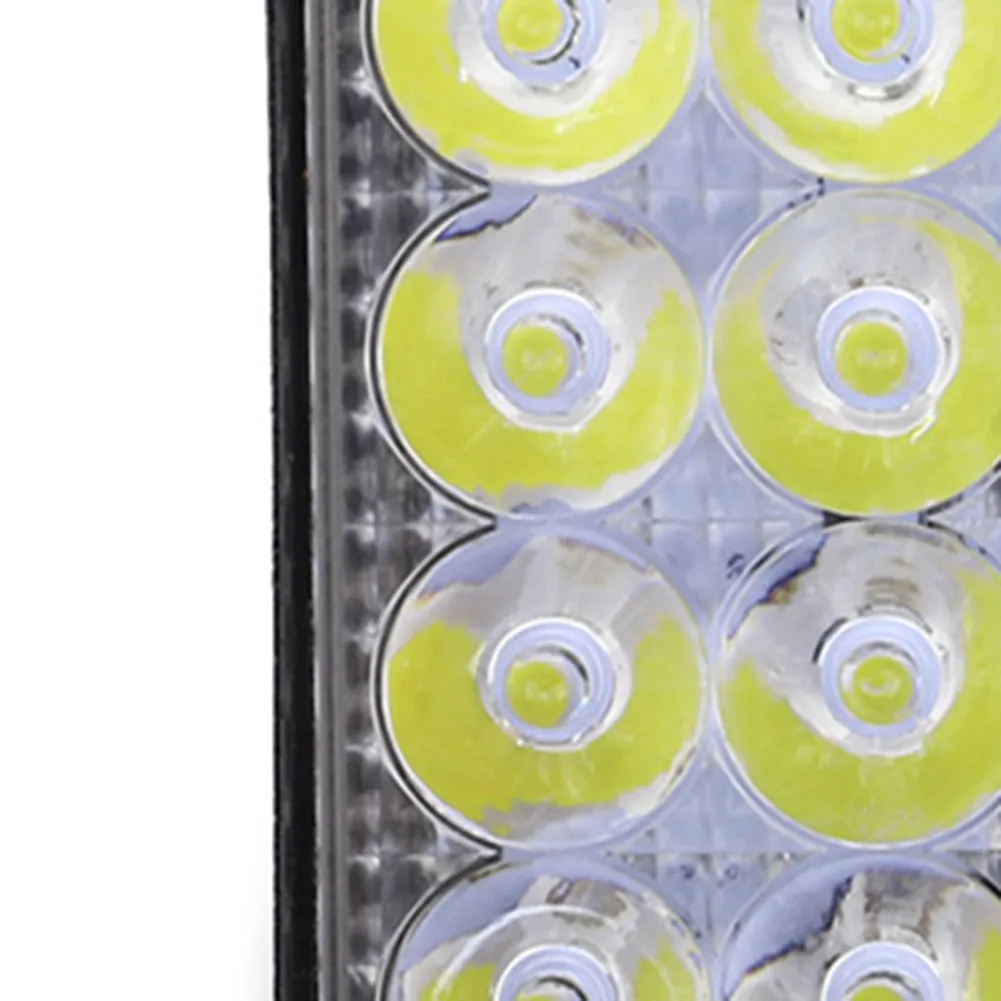 10PCS 80W CREE FLOOD LED Work Lights | 12V | Boat Camping Square 4 Inch Bar