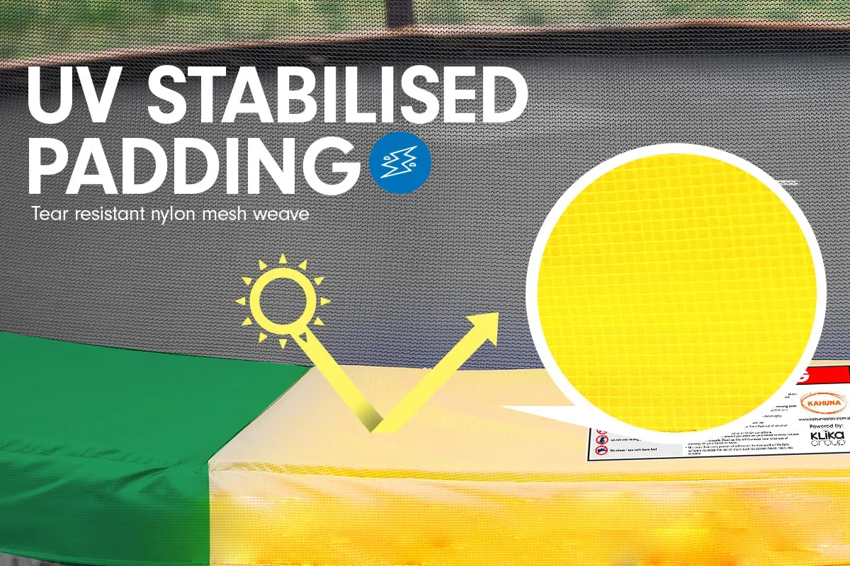 16ft Outdoor Trampoline Set: Safety Enclosure, Pad, Mat, Ladder, Basketball Hoop - Rainbow