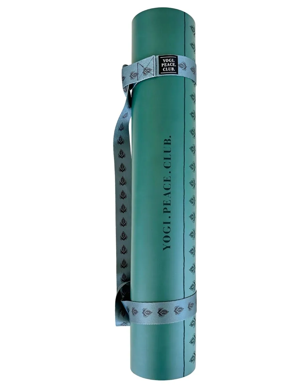 5 mm Deluxe Lotus Forest Yoga Mat   Strap