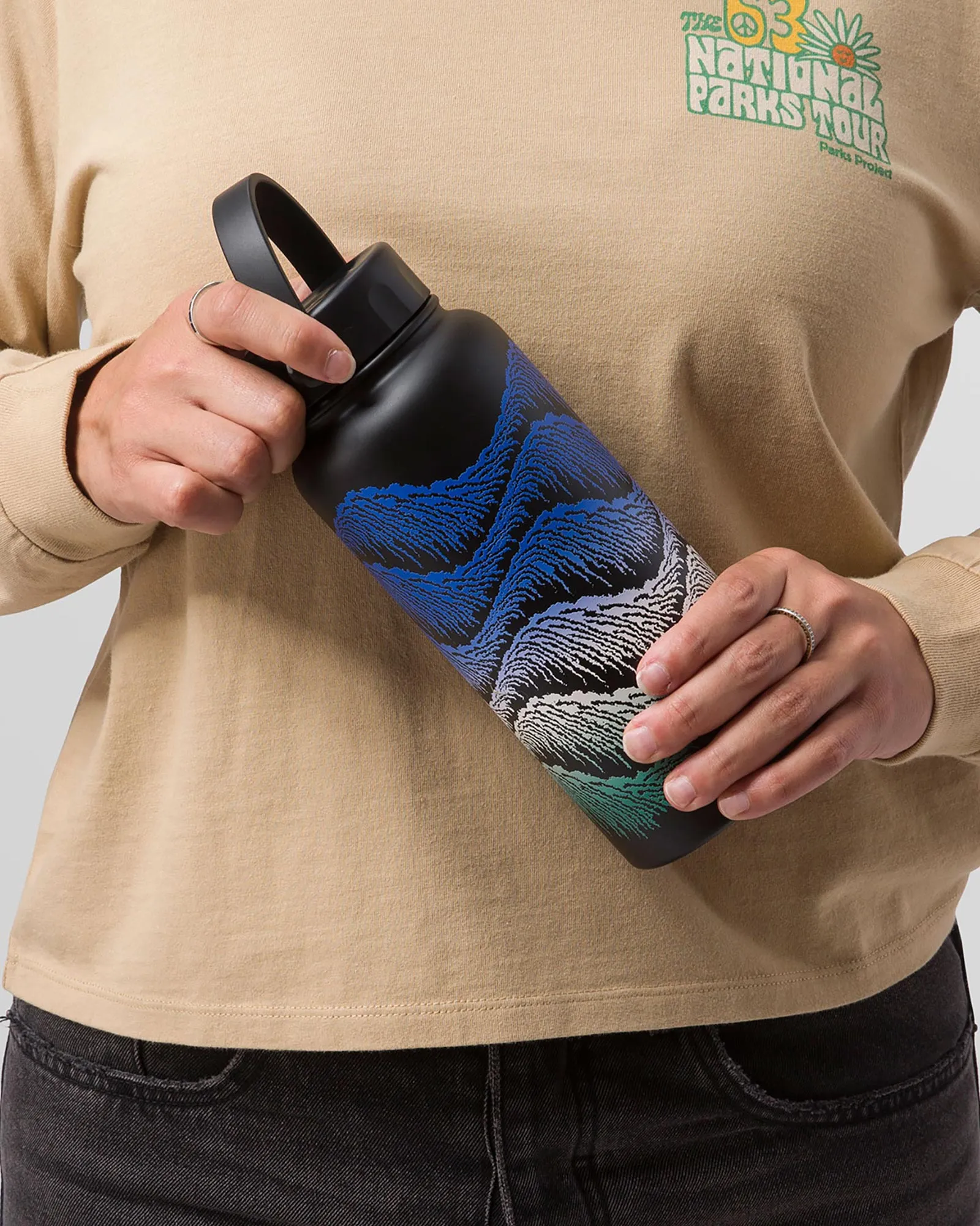 Acadia Waves 32oz Insulated Water Bottle