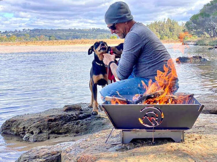 Adventureco Family Camper Complete Flat Pack Firepit