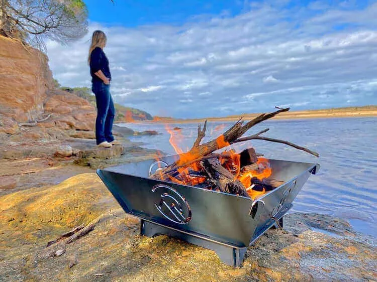 Adventureco Family Camper Complete Flat Pack Firepit