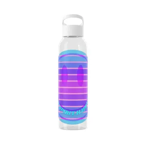 Aesthetic Happy Spirit Happy Life Water Bottle,  Aesthetic Pink, Smile Face, Trendy Tumblr Bottle, Happy Mind Tumbler, BPA Free Smil