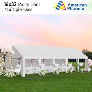 American Phoenix 16' x 32' Party Tent -White
