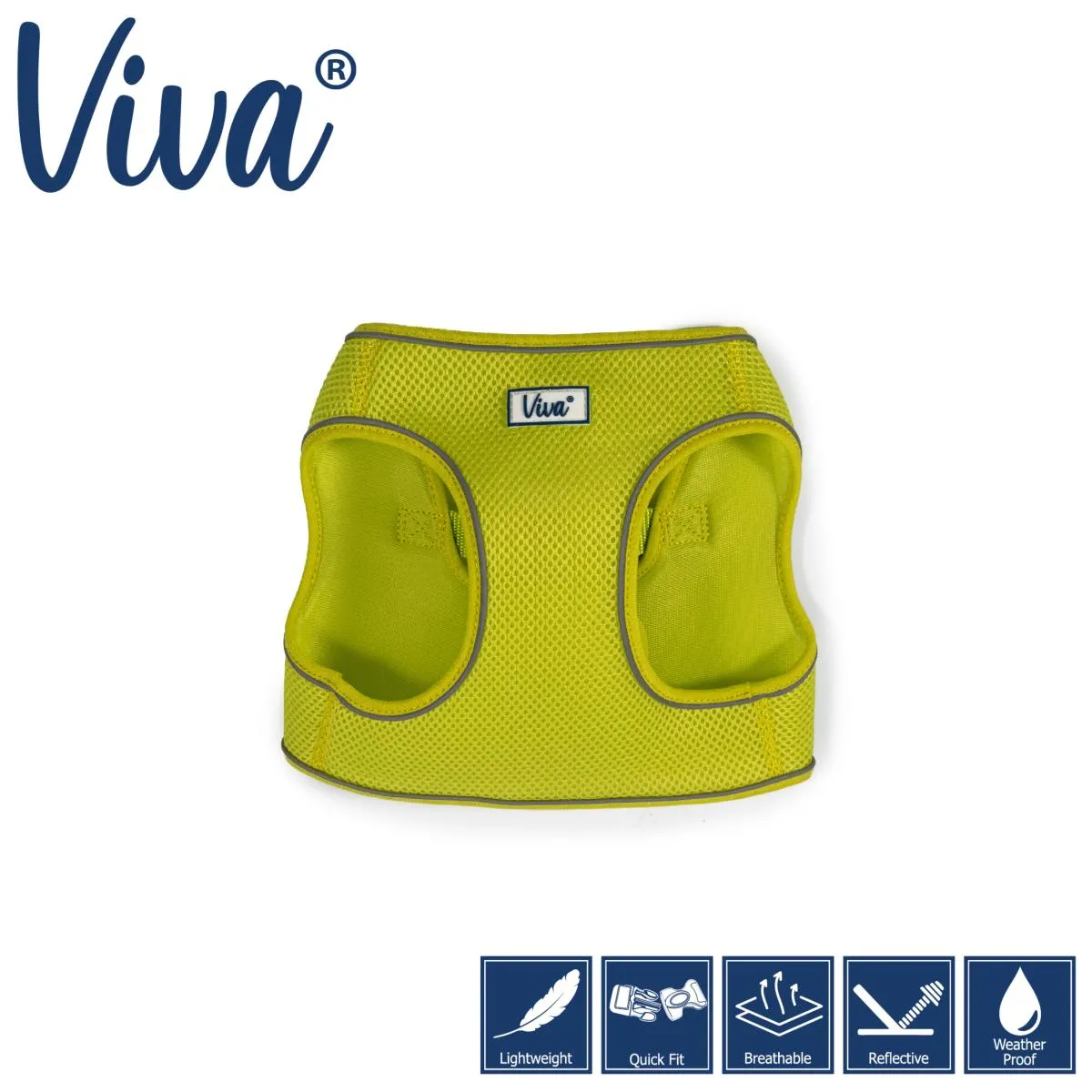 Ancol Step In Mesh Dog Harness Lime