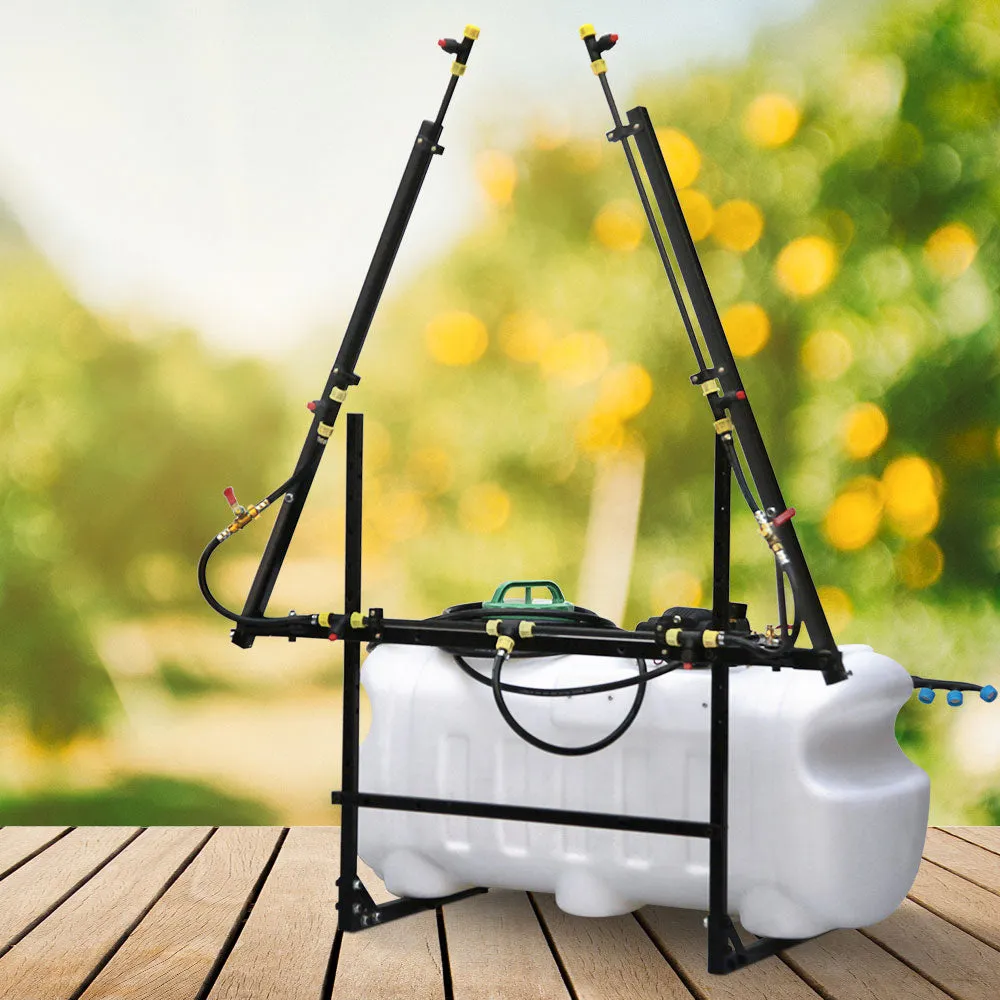 ATV Garden Weed Sprayer Pump Boom Spray Jet Stream Pesticide Fertilise 100L Tank