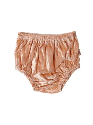 Blush Velvet Diaper Cover