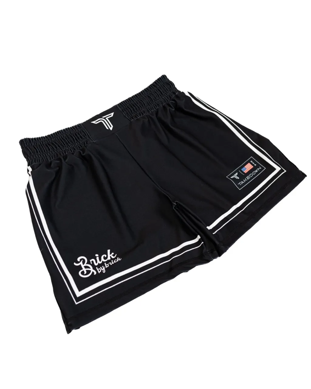 Brick By Brick Fight Shorts - Black (5"&7" Inseam)