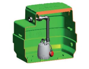 Calpeda GEO 230L Automatic Clean Water Packaged Pump Station with GXRM Pump (Max 230LPM)