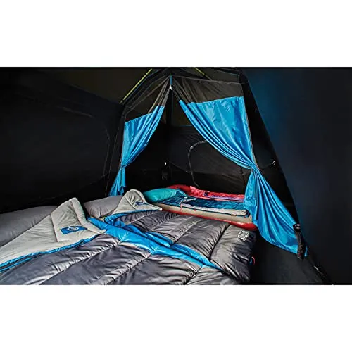 Coleman Camping Tent with Instant Setup, 4/6/8/10 Person Weatherproof Tent with Weathertec Technology, Double-Thick Fabric, and Included Carry Bag, Sets Up in 60 Seconds