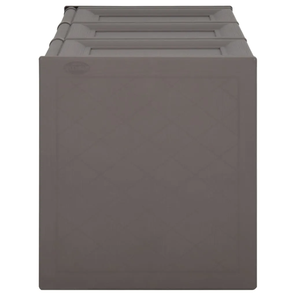 Cushion Box Grey 125x40x42 cm