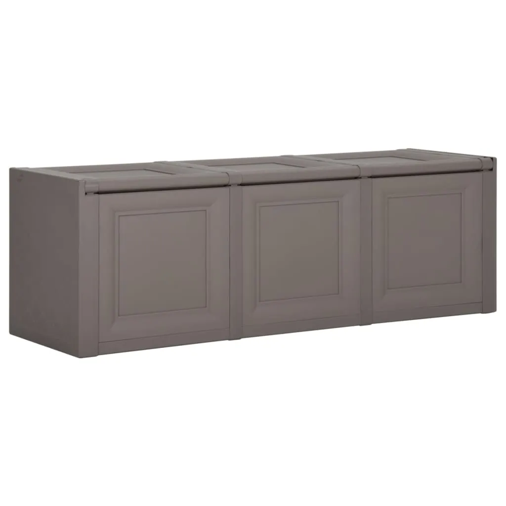 Cushion Box Grey 125x40x42 cm
