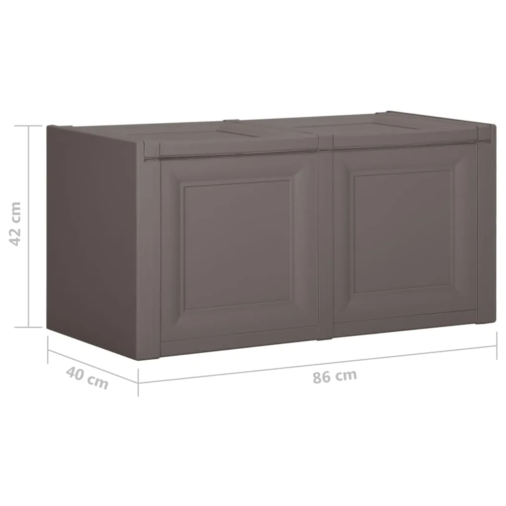 Cushion Box Grey 86x40x42 cm