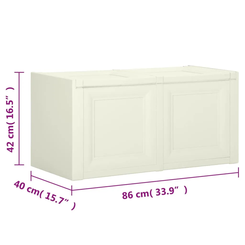 Cushion Box Vanilla Ice 86x40x42 cm 85 L