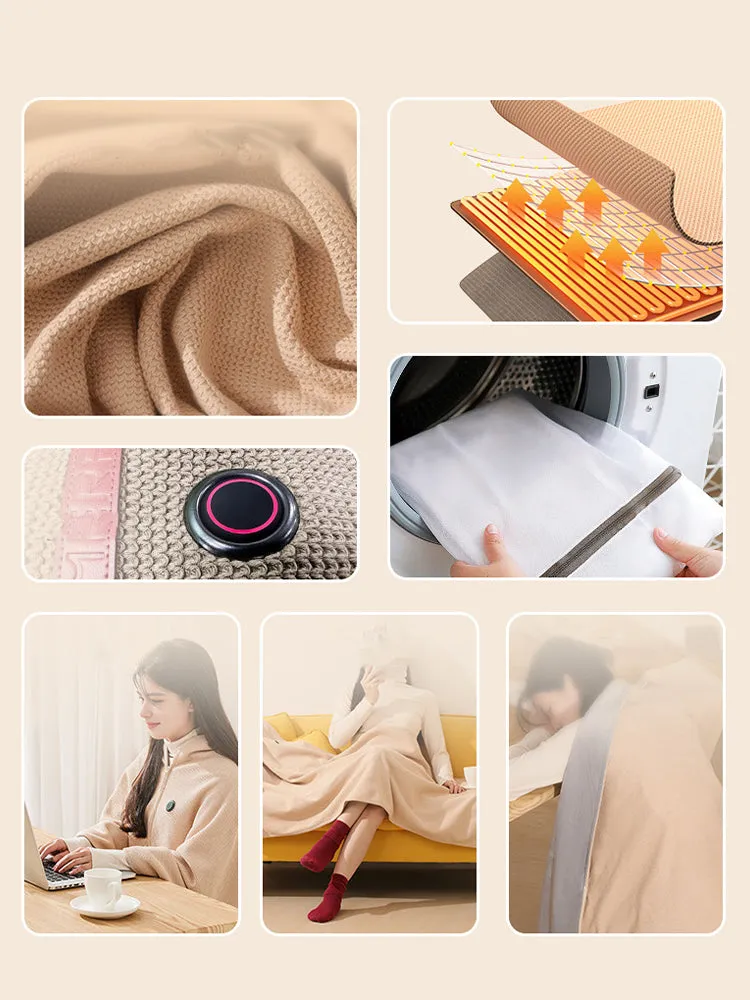 Electric Blanket for Outdoor Camping, Office Heating, Warm Heating Throw