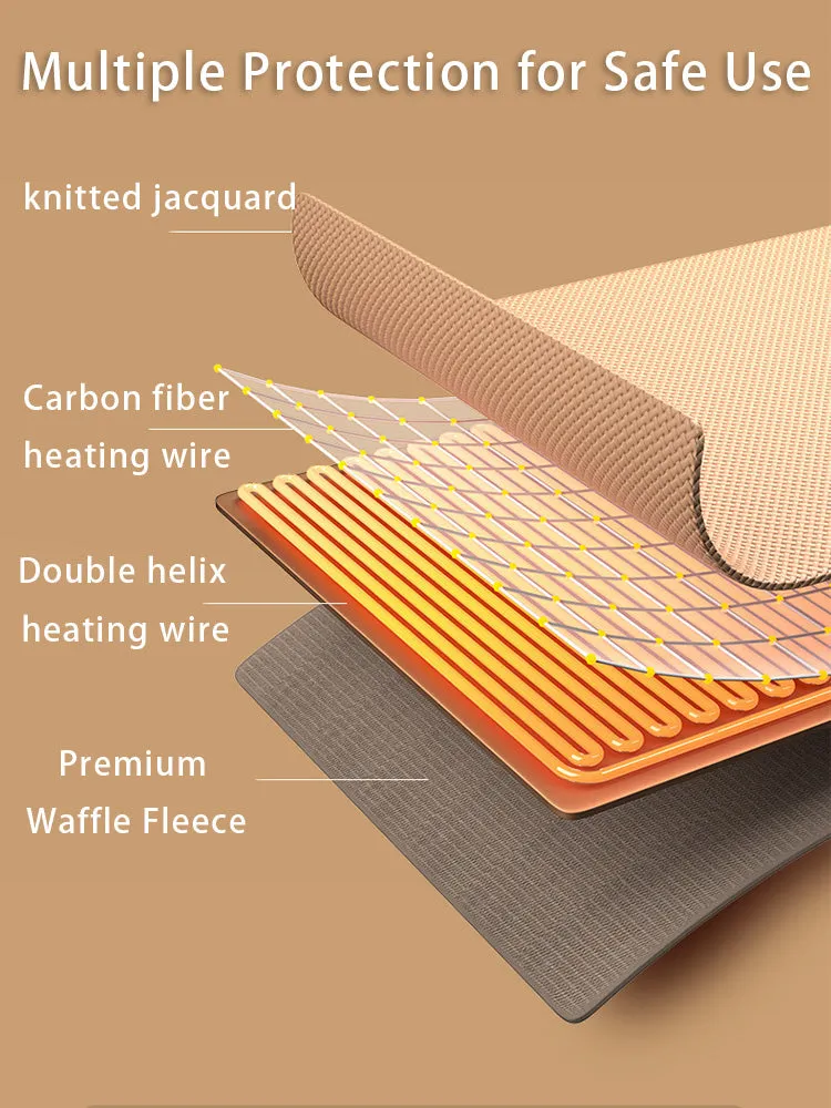 Electric Blanket for Outdoor Camping, Office Heating, Warm Heating Throw