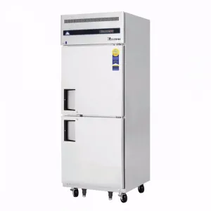 Everest ESFH2 One Section Two Half Door Upright Reach-In Freezer