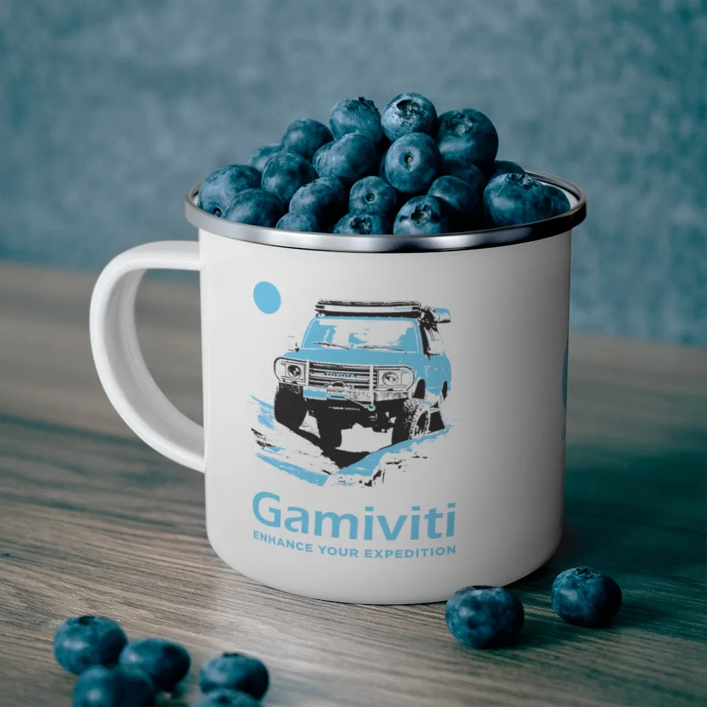Gamiviti 60 Series Land Cruiser Enamel Camping Mug - Reefmonkey