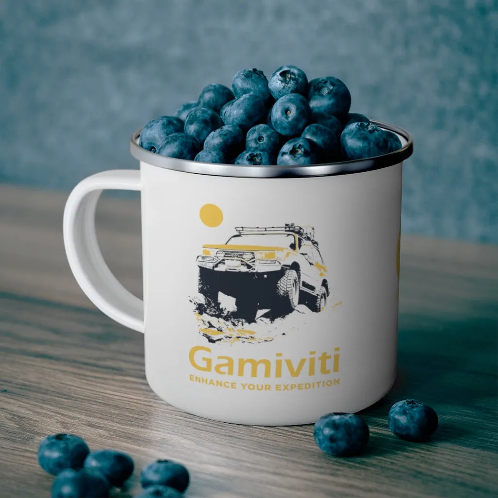Gamiviti 80 Series Land Cruiser Enamel Camping Mug - Reefmonkey