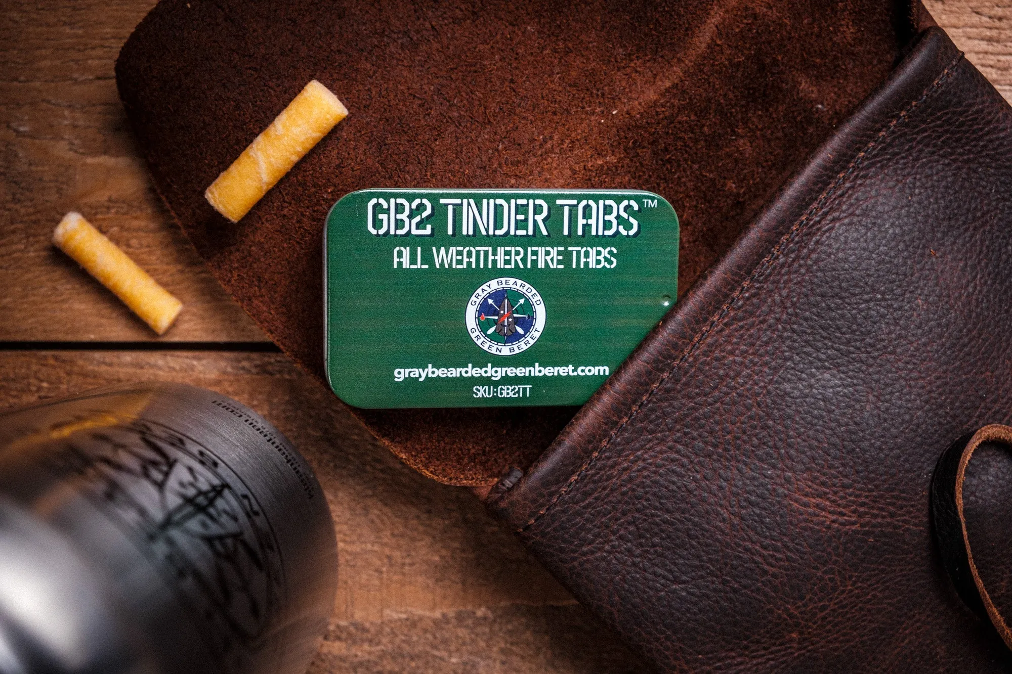 GB2 Tinder Tabs Emergency Fire Tinder – Waterproof Fire Starter for Survival