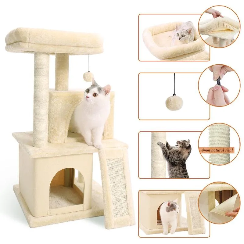 Happy Cat Tree House with Ladder