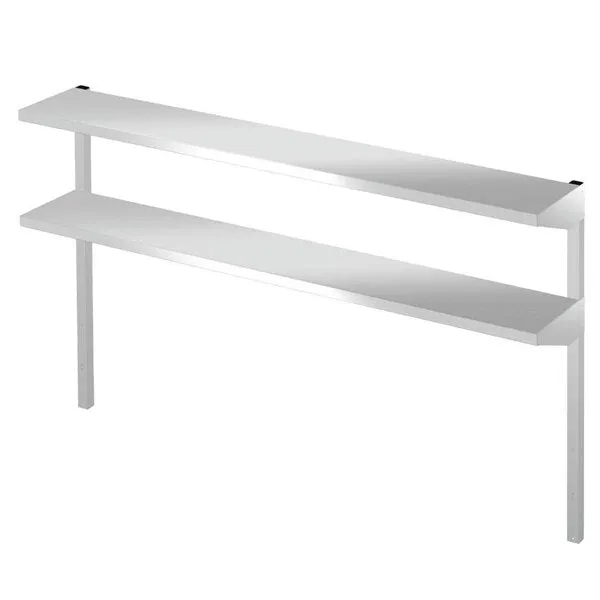 Hoshizaki HS-5165 Double Overshelf for 60" Undercounter, Worktop, & Prep Table Refrigerators, Stainless