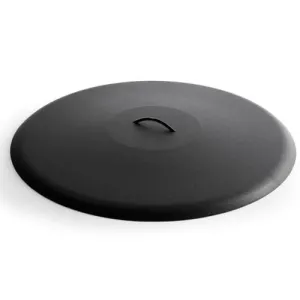 HPC Fire 48" Round Aluminum Fire Pit Cover - Black FPHC-48BL