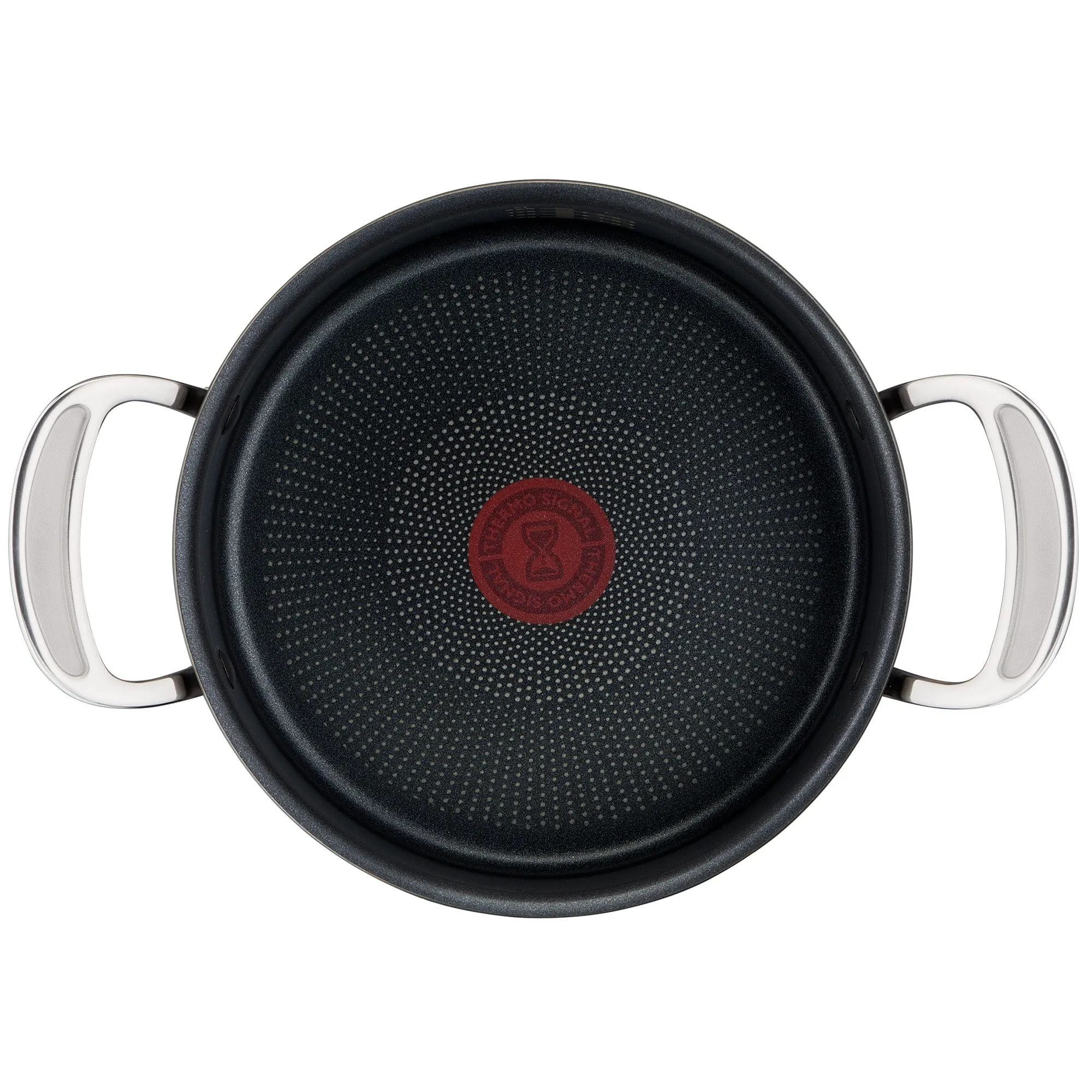 Jamie Oliver by Tefal Cooks Classic Non-Stick Induction Hard Anodised Stewpot   Lid 24cm/5L