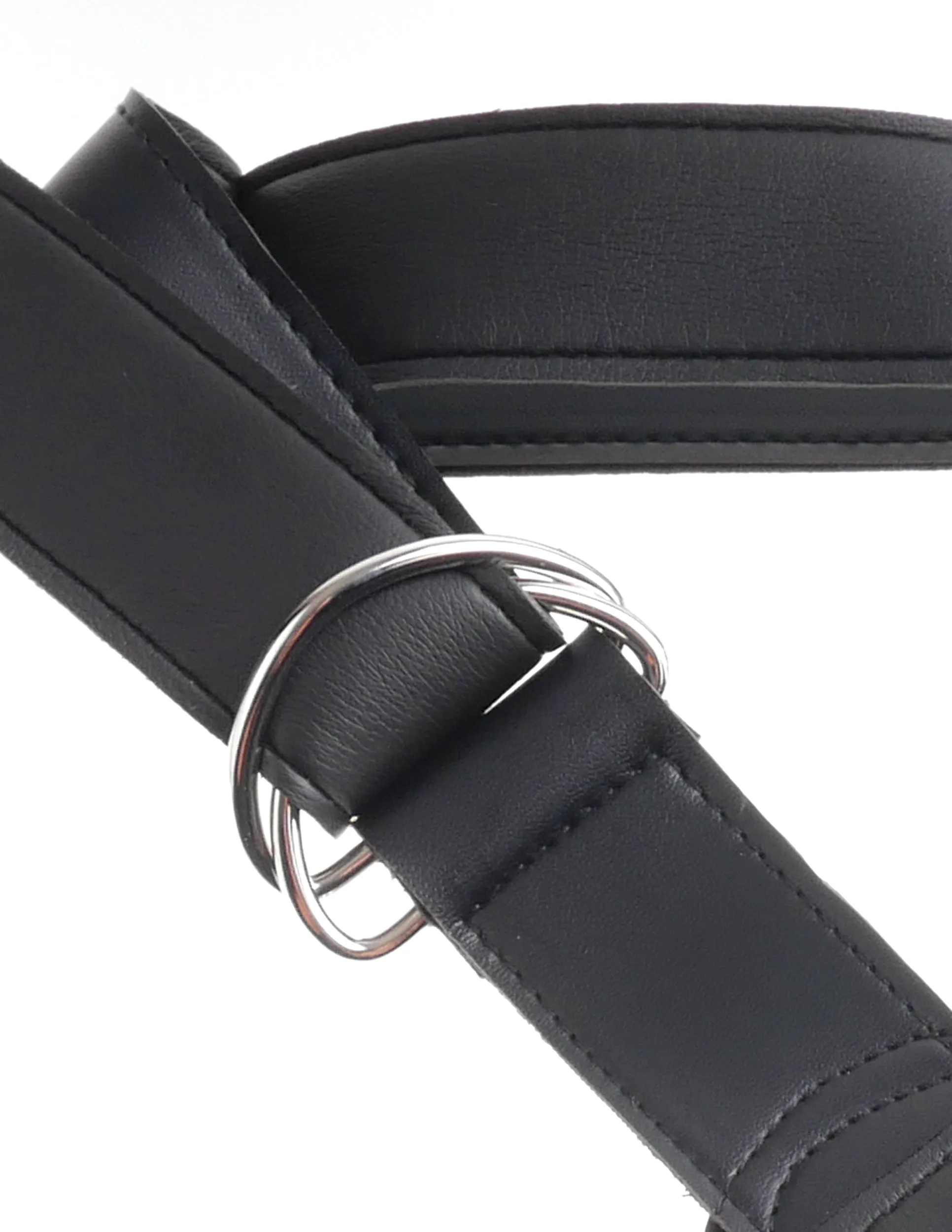 King Cock Strap On Harness With 8 Cock Flesh "