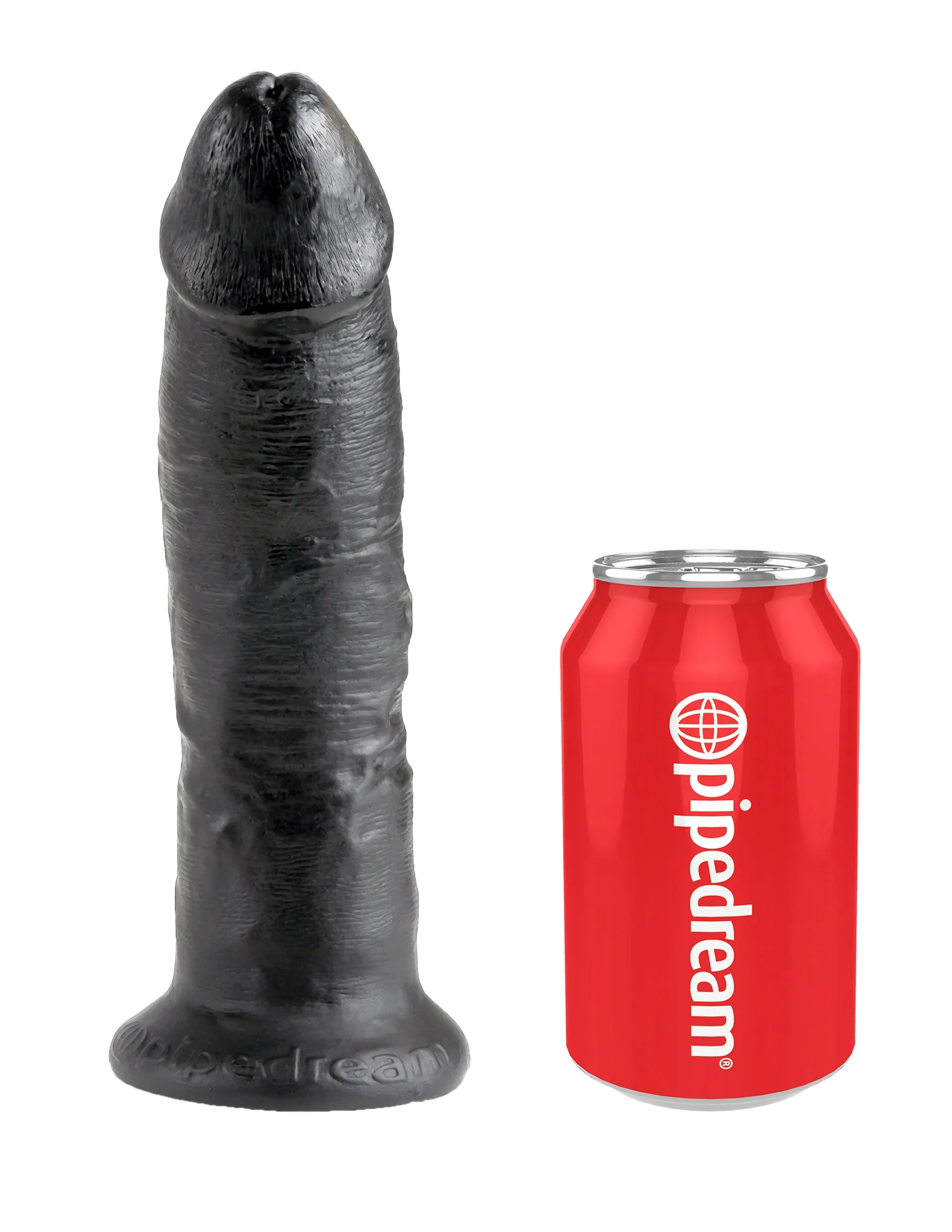 King Cock Strap On Harness With 9 Cock Black "
