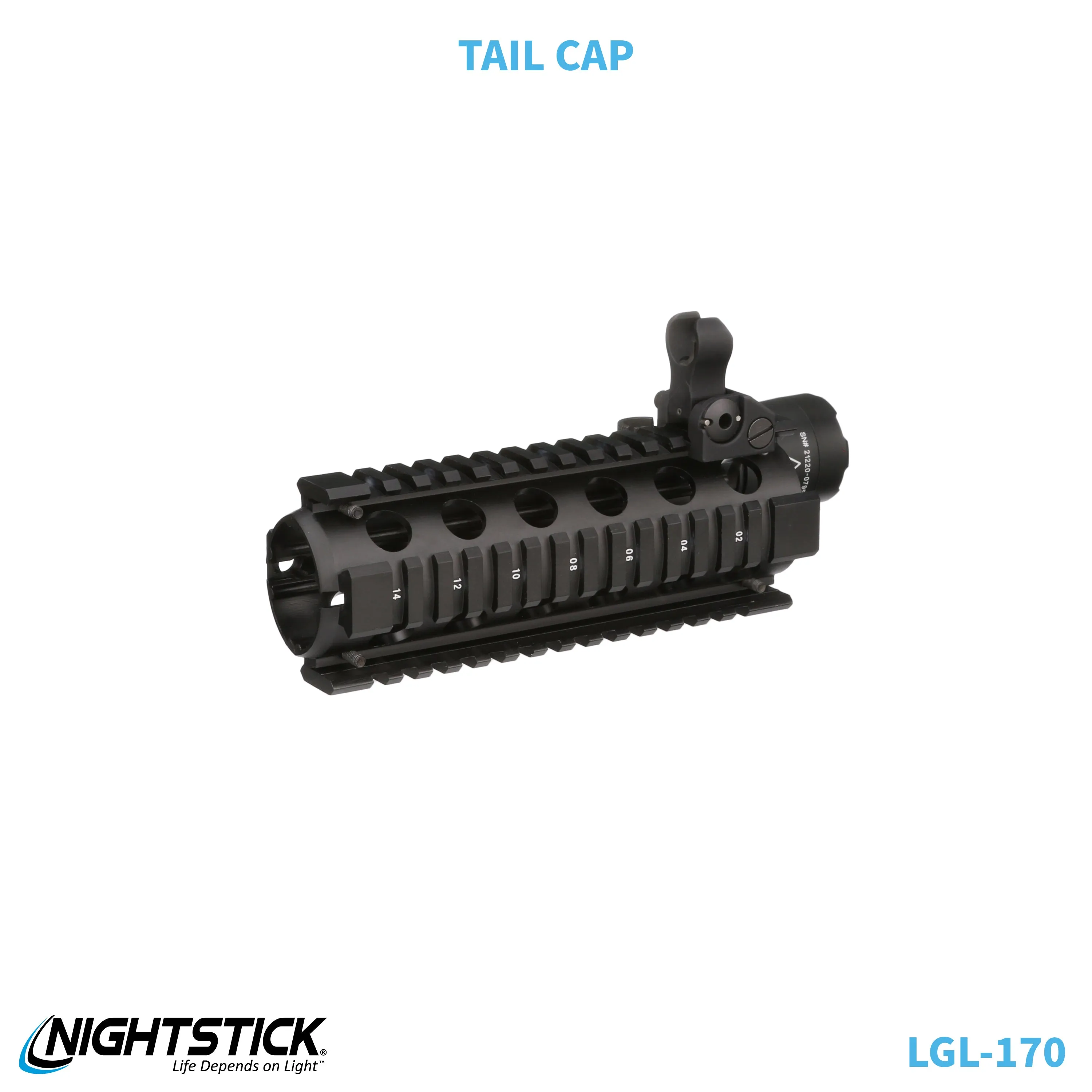 LGL-170: Rechargeable Full-Size Long Gun Light Kit - (2) 18650