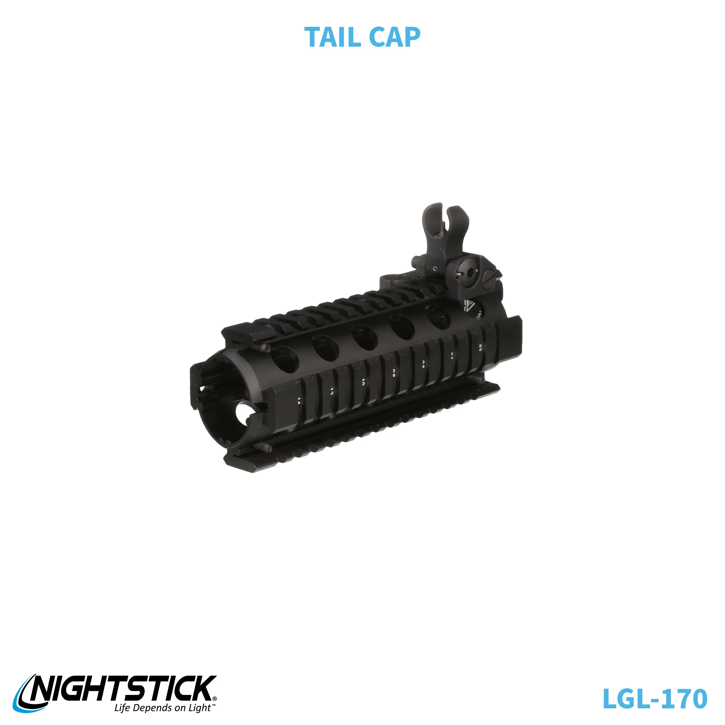 LGL-170: Rechargeable Full-Size Long Gun Light Kit - (2) 18650