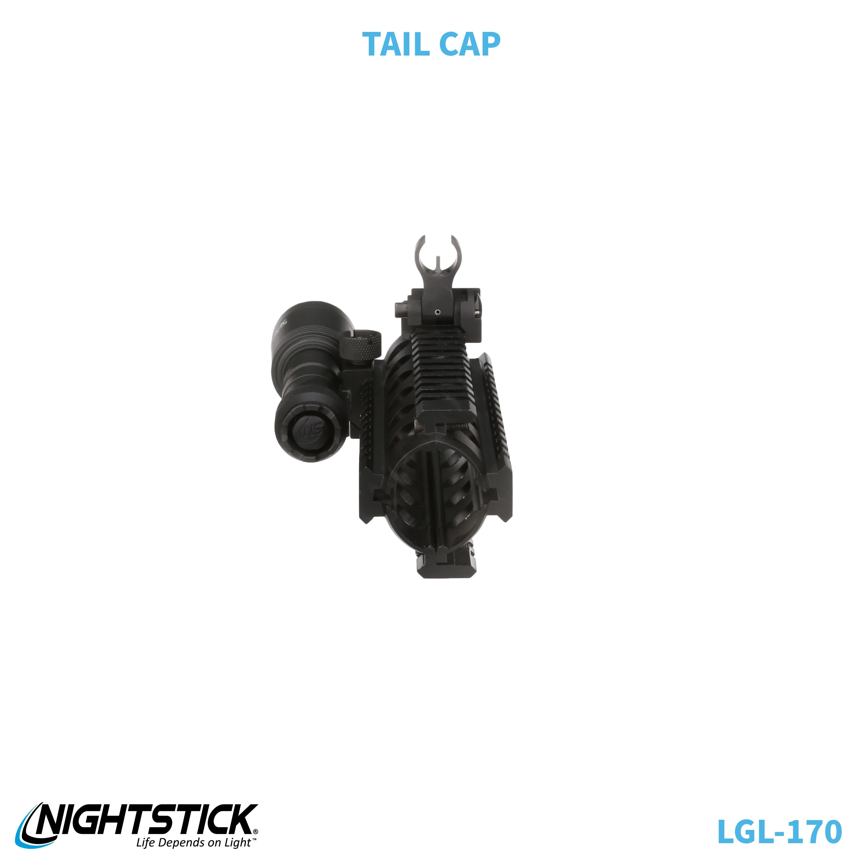 LGL-170: Rechargeable Full-Size Long Gun Light Kit - (2) 18650