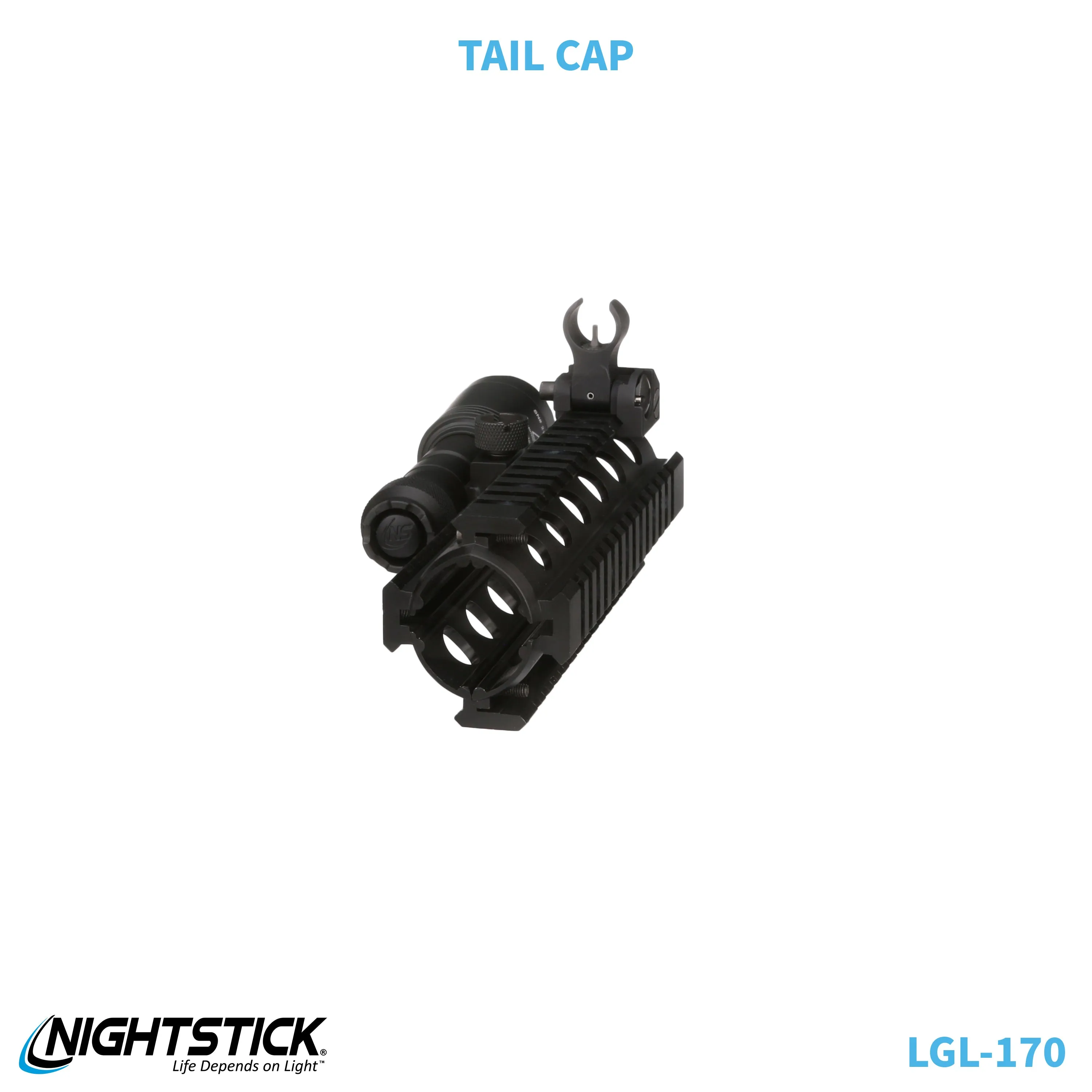 LGL-170: Rechargeable Full-Size Long Gun Light Kit - (2) 18650