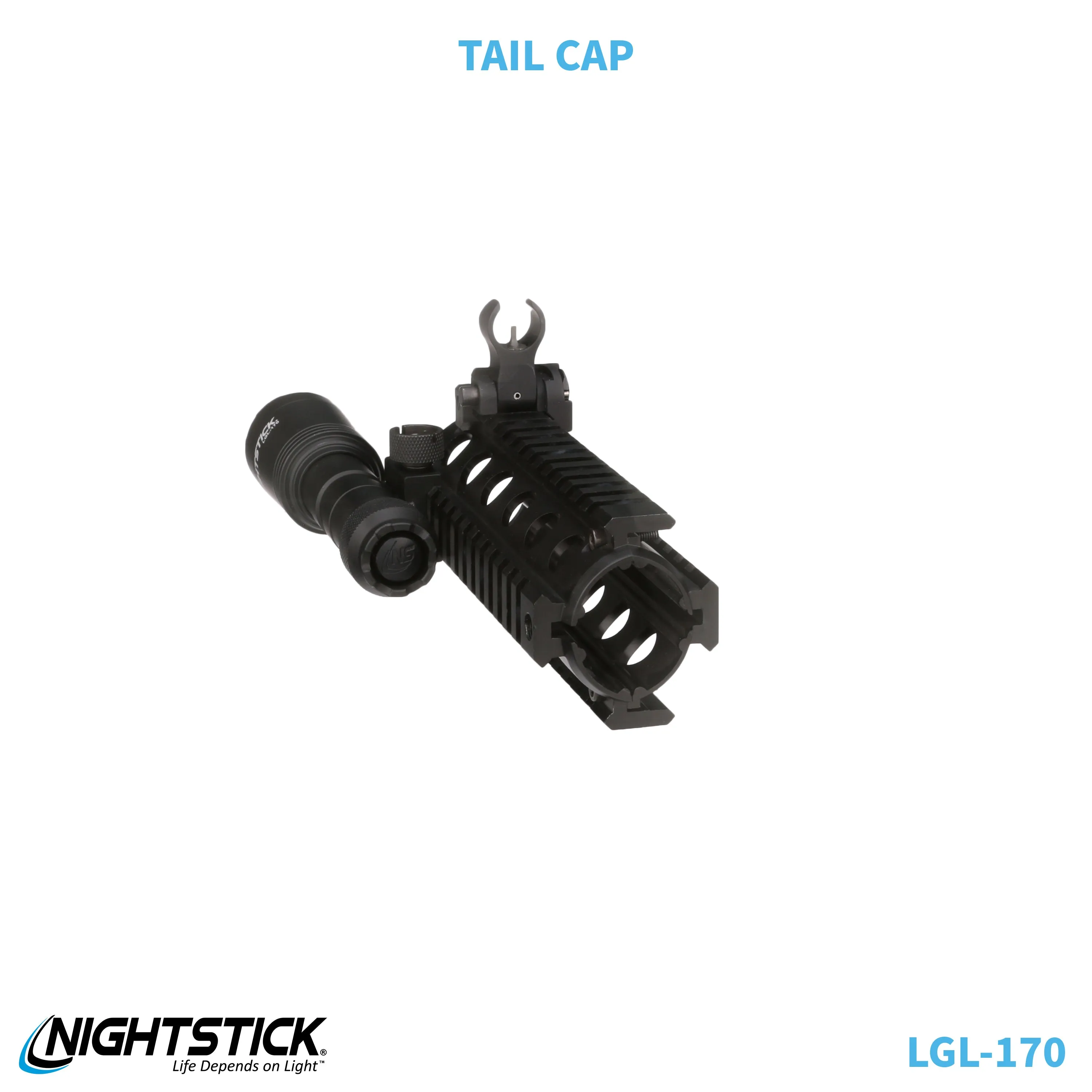 LGL-170: Rechargeable Full-Size Long Gun Light Kit - (2) 18650