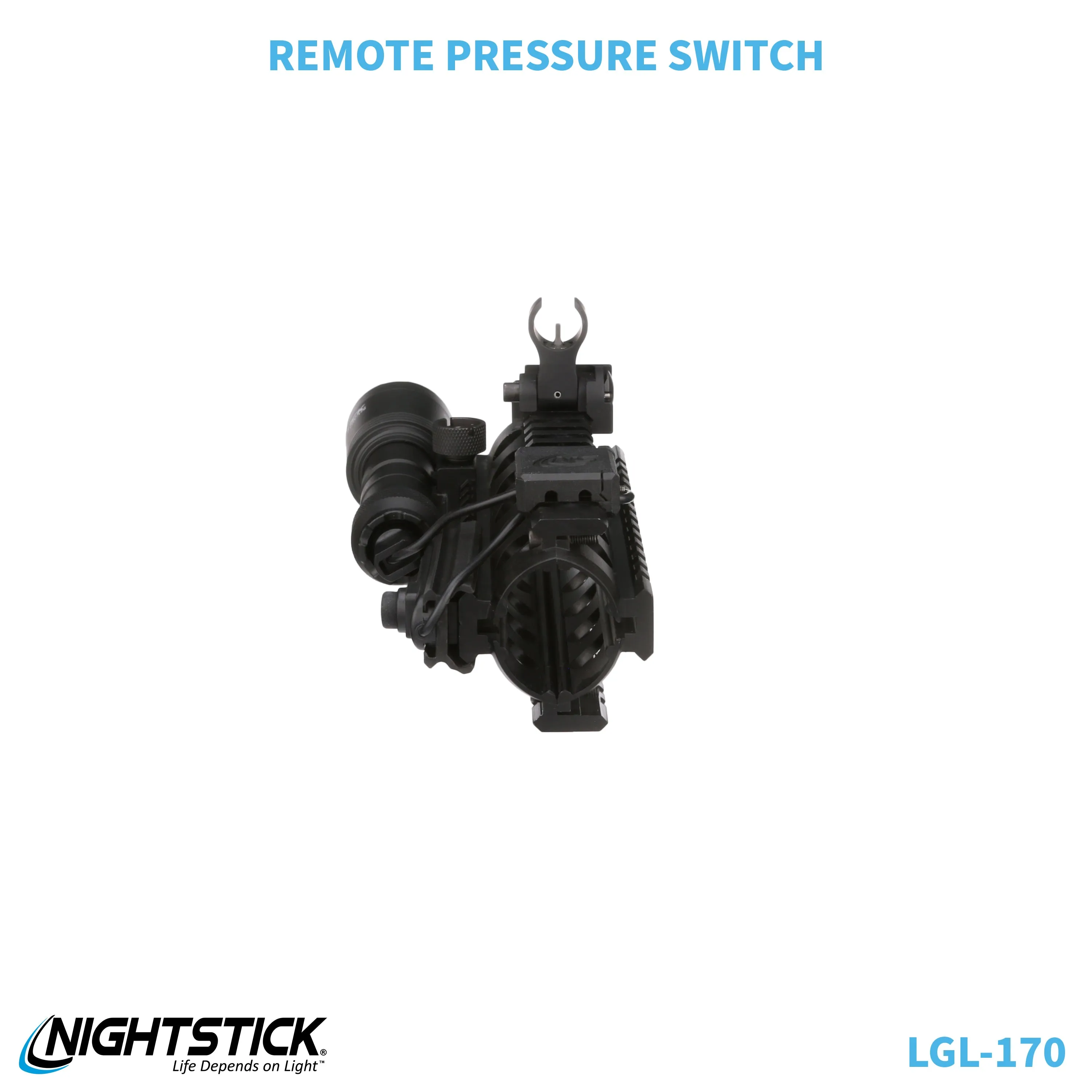 LGL-170: Rechargeable Full-Size Long Gun Light Kit - (2) 18650