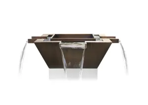 Maya 4-Way Copper Fire & Water Bowl
