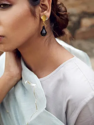 Mehrab Earrings Black