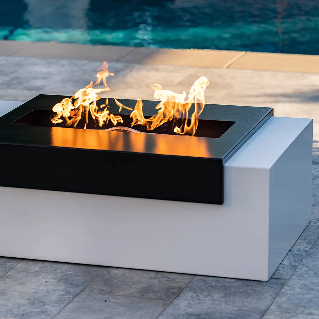Moonstone Fire Table, Powder Coated Metal - Fire Pit