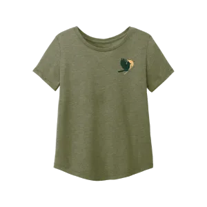 Mountain Jay Women's Tee - Heather Moss