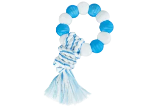 Multipet Canine Clean Small Dogs Peppermint Nubby Ring with Rope 6inch