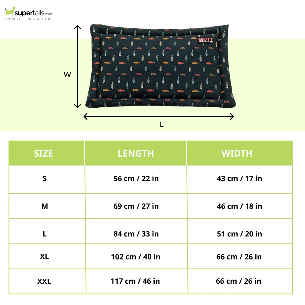 Mutt of Course Fishes In The Sea Mat for Dogs and Cats