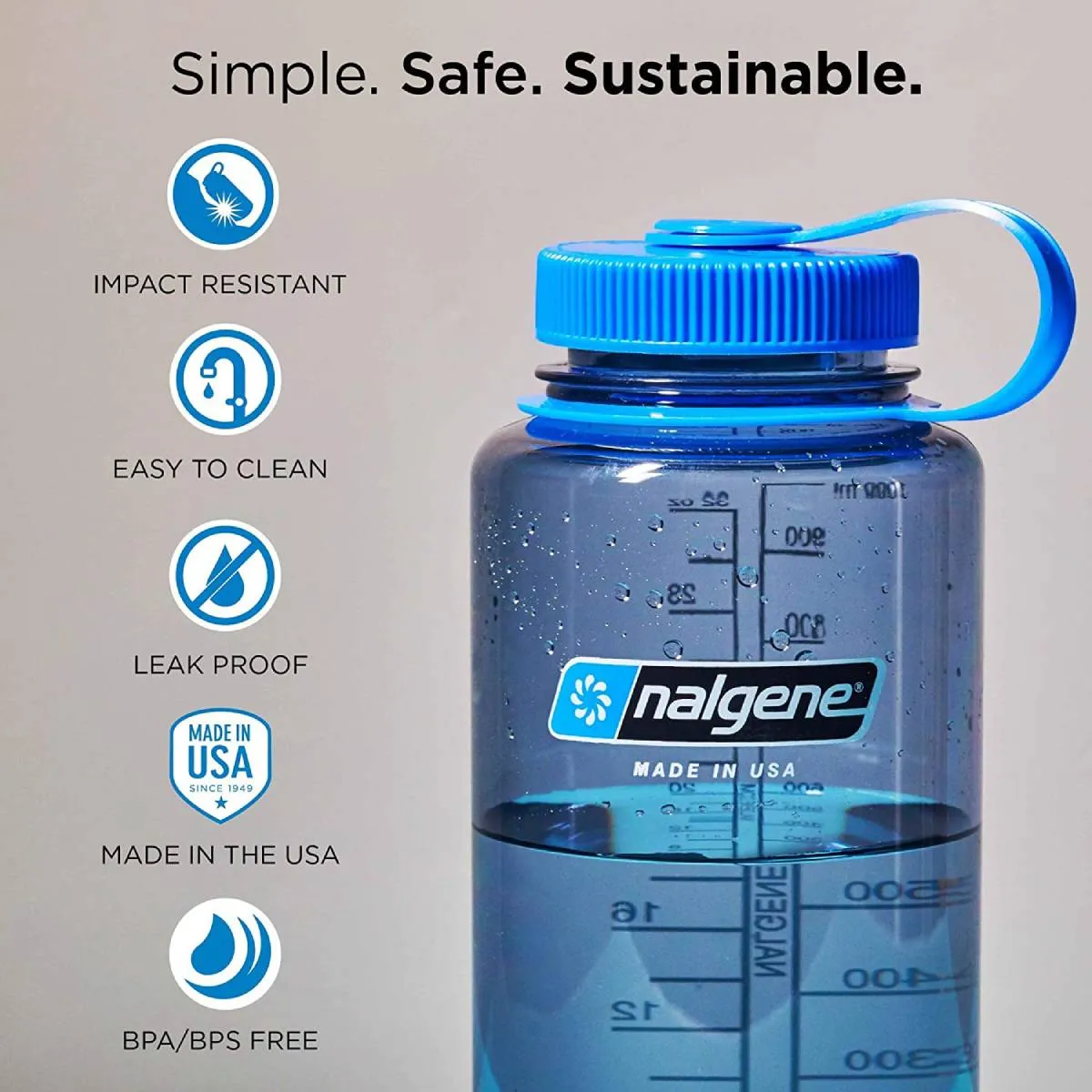 Nalgene Wide Mouth 32oz Water Bottle