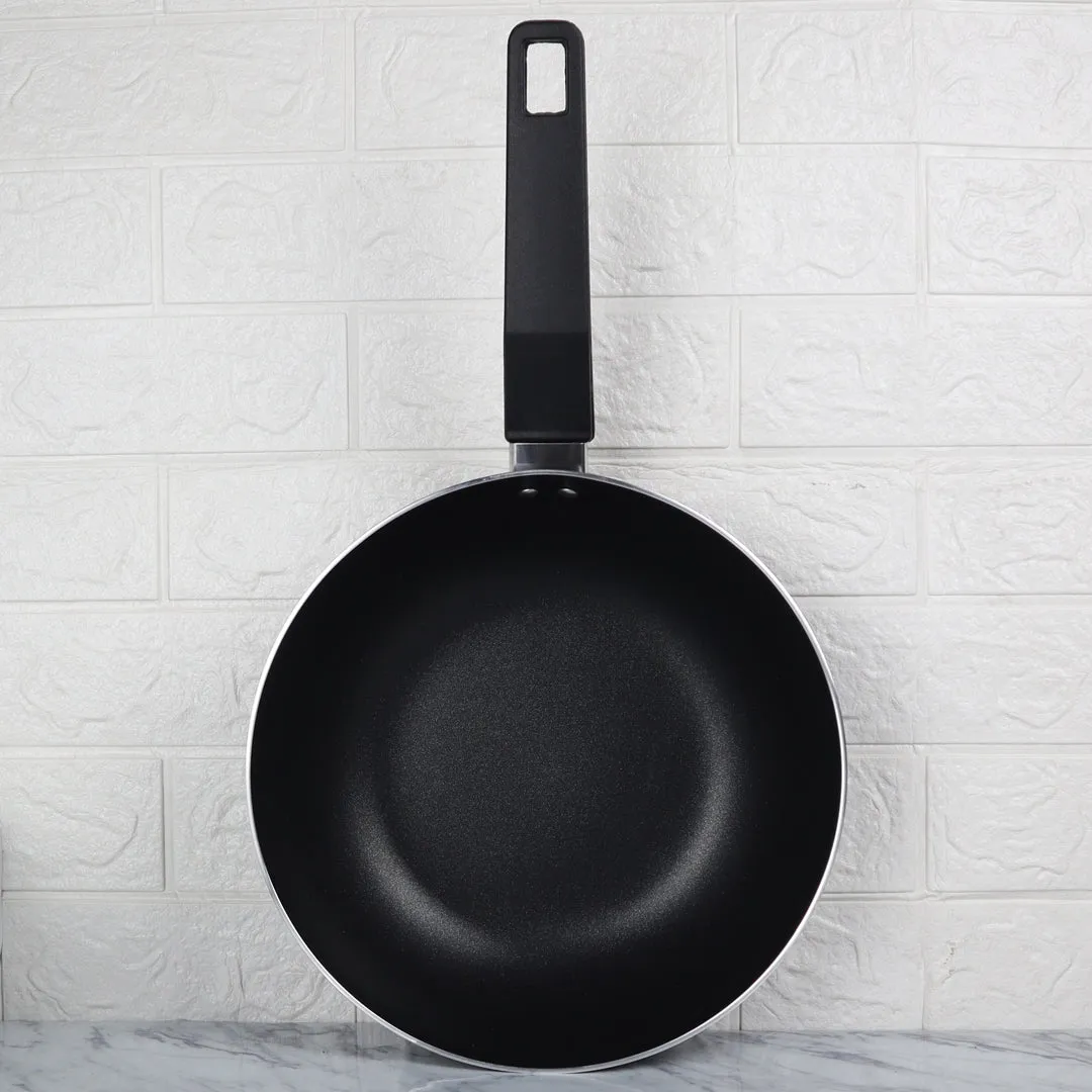 Non Stick Deep Fry Pan without Lid - Black