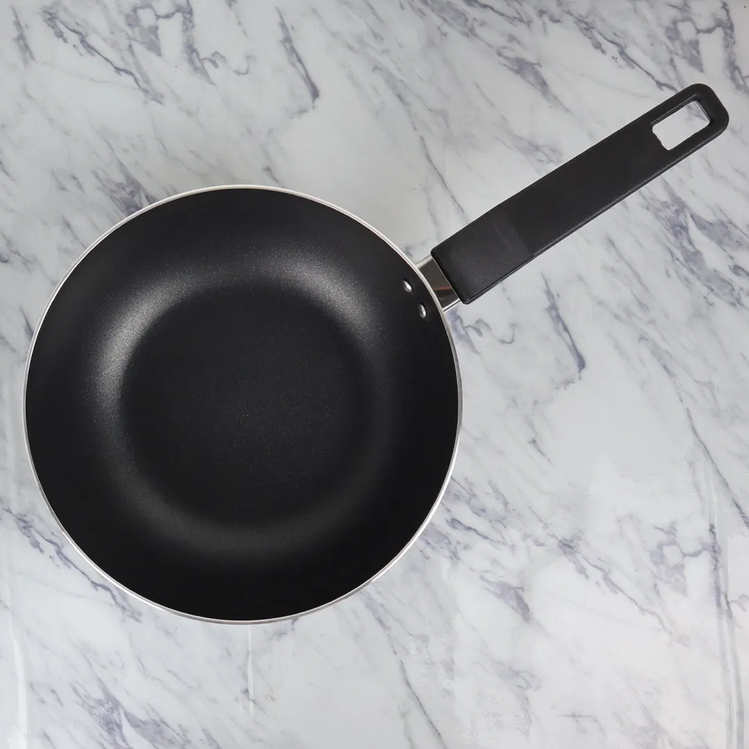 Non Stick Deep Fry Pan without Lid - Black