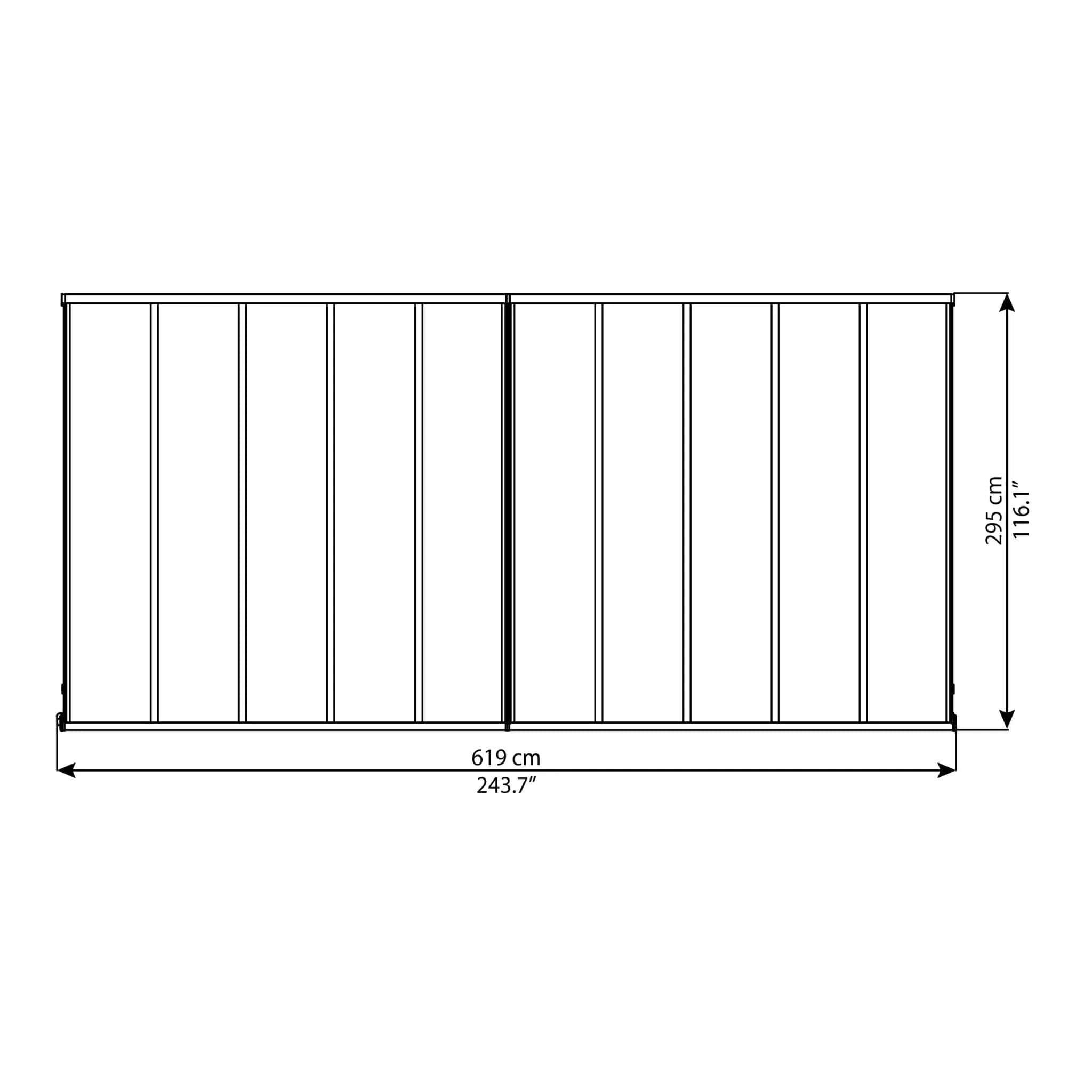 Palram - Canopia | Olympia Patio Cover - Gray
