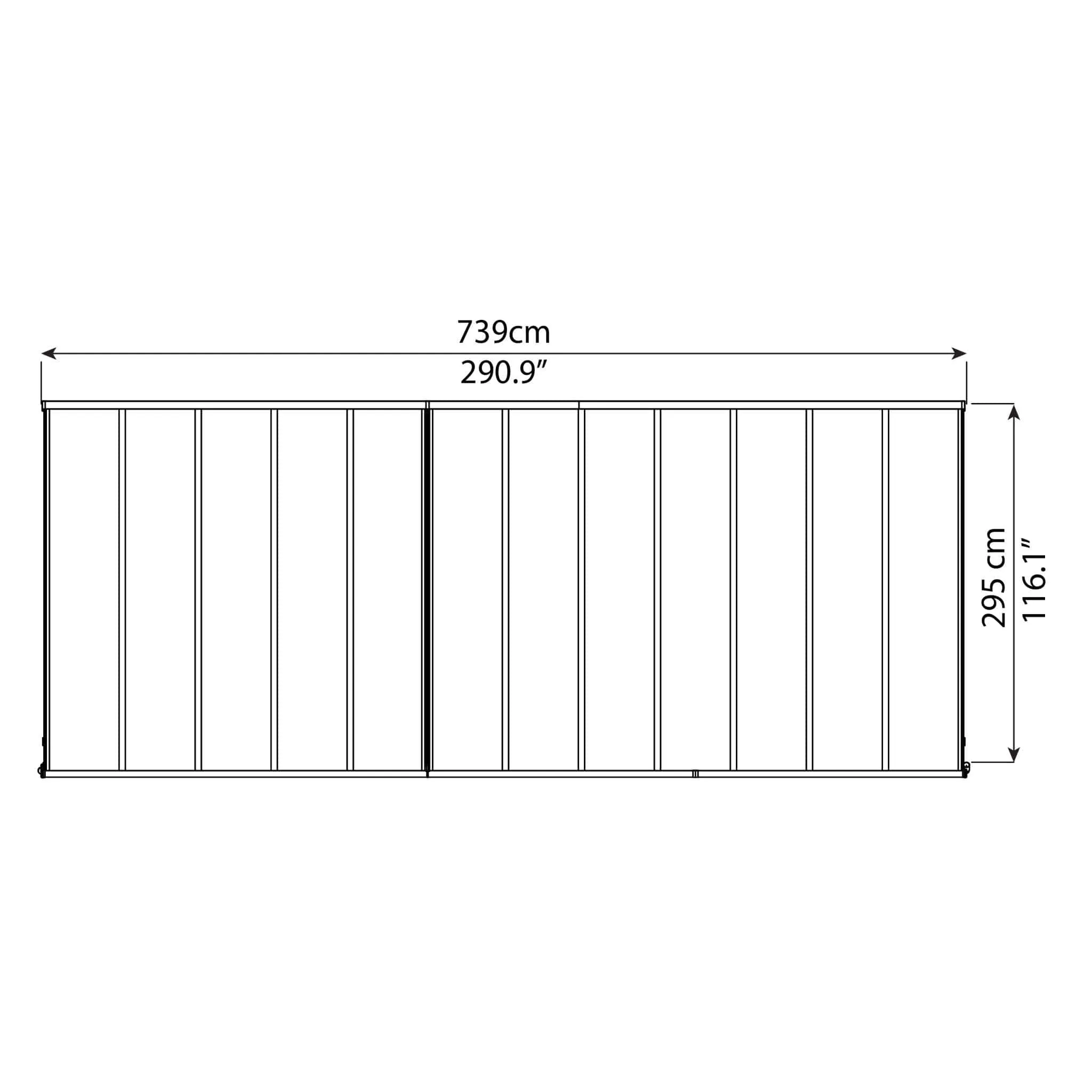 Palram - Canopia | Olympia Patio Cover - Gray