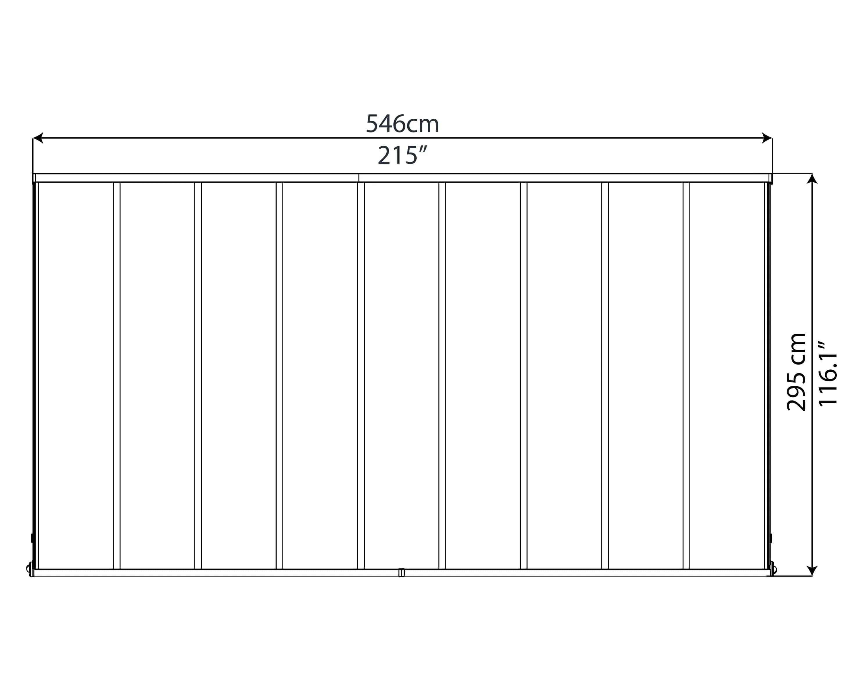 Palram - Canopia | Olympia Patio Cover - Gray