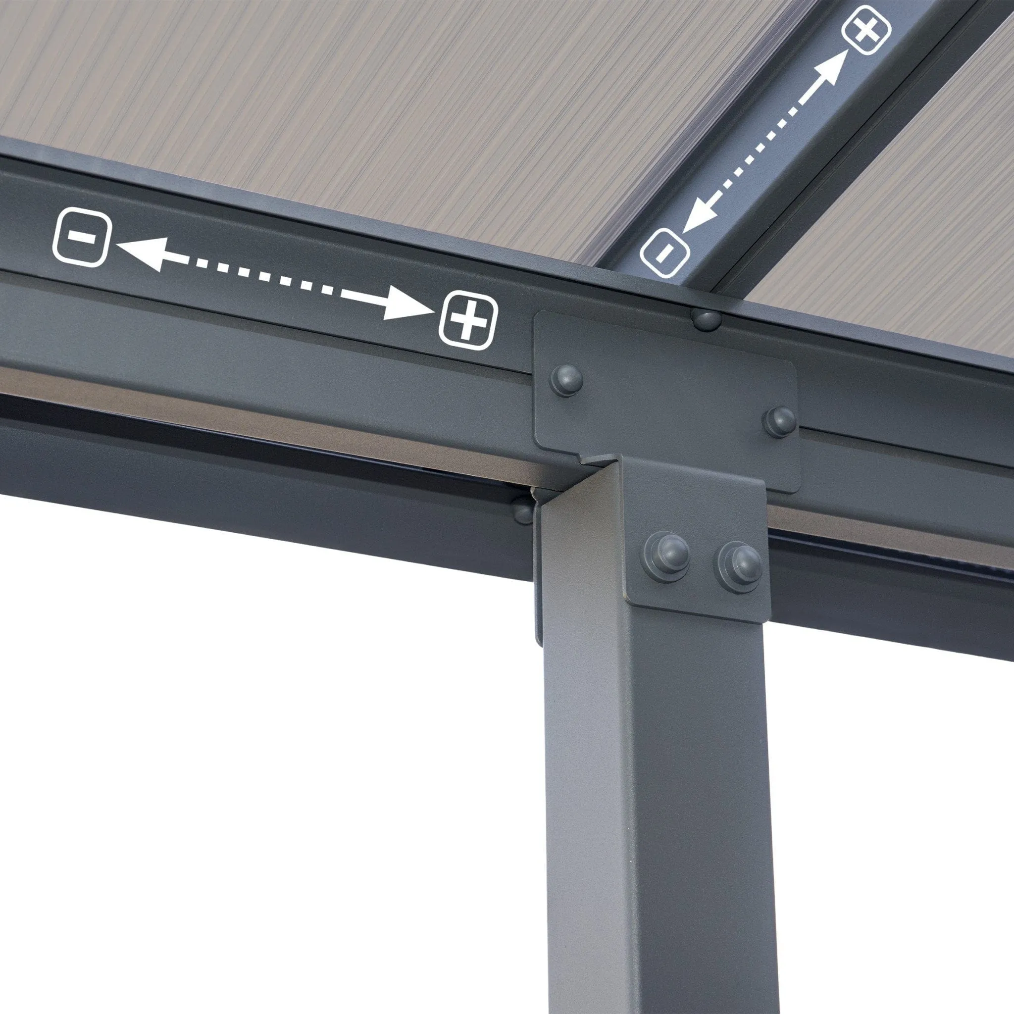 Palram - Canopia | Olympia Patio Cover - Gray