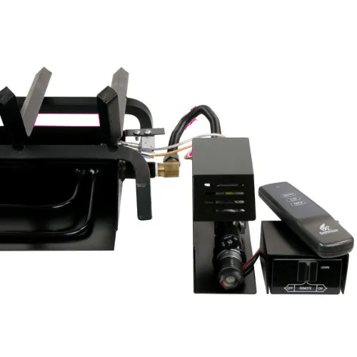 Rasmussen 15" Flaming Ember Vented Burner and Grate Hearth Kit